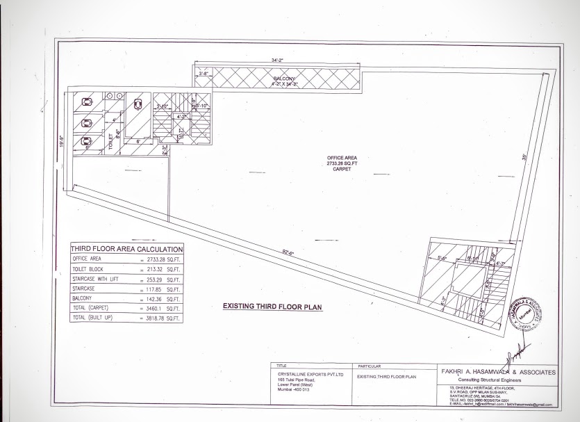 Office for Rent in Tulsi Pipe Road Mumbai