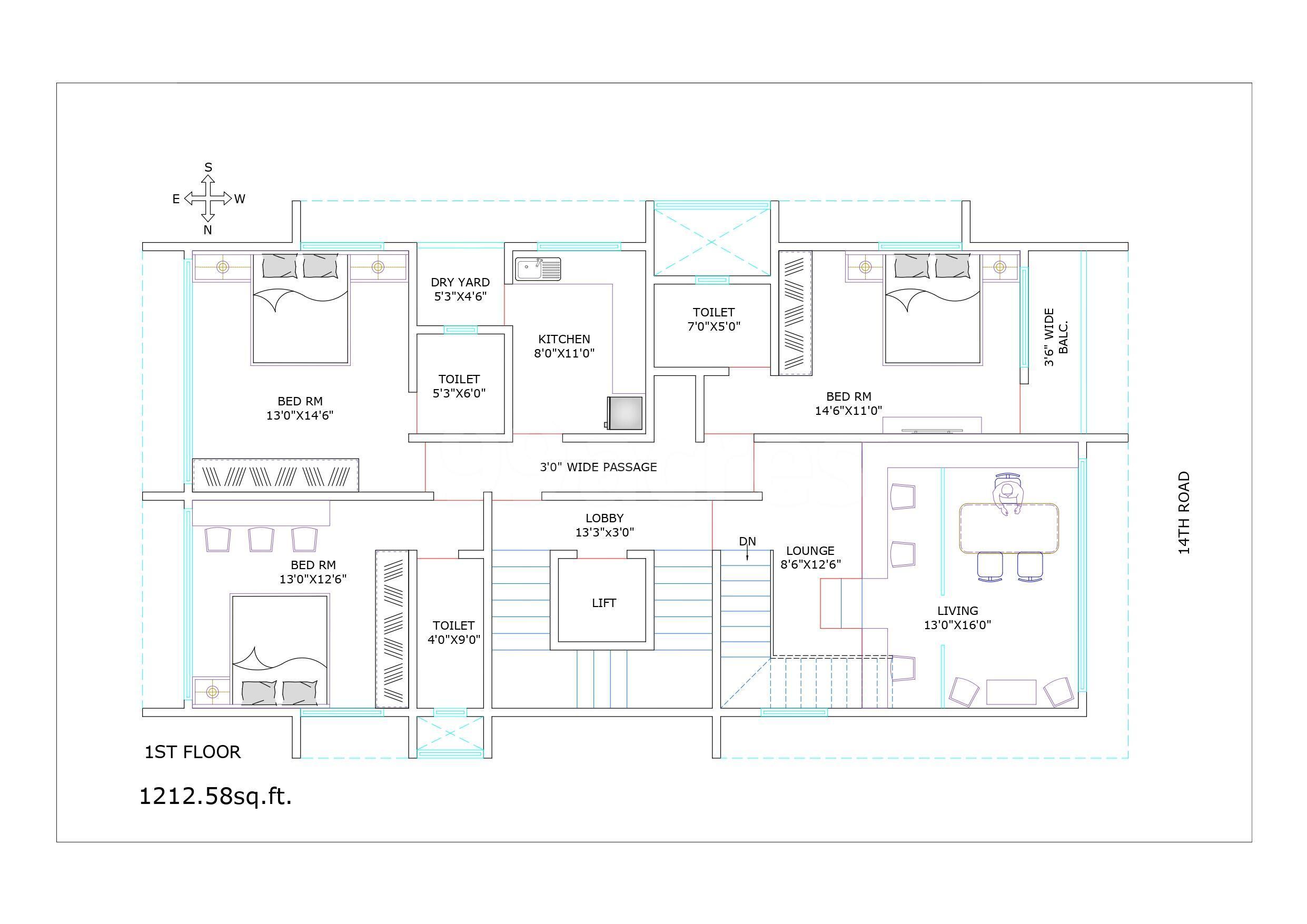 4 BHK Apartment for Sale in Khar West Mumbai